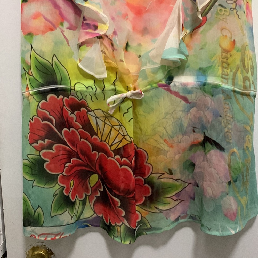 Ed Hardy Ruffled Blouse - Picture 5 of 13